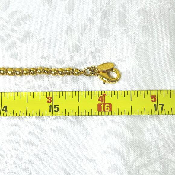 Vtg Joan Rivers Necklace 19" Blue Green Turquoise Bib Classic Collection - Picture 7 of 9